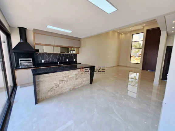 Imagem Casa térrea com 3 suítes e escritório à venda, 205 m² por R$ 1.600.000 - Condomínio Residencial Evidências - Indaiatuba/SP