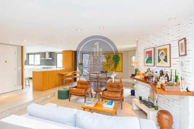 Imagem Apartamento de Alto Padrão à Venda em Indianópolis, São Paulo-SP: 3 quartos, 3 suítes, 2 salas, 5 banheiros, 3 vagas, 172m².