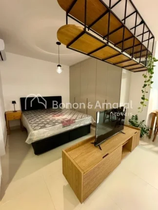 Imagem Studio Patriani mobiliado para locação no Guanabara, com 42 m². O imóvel é totalmente mobiliado...