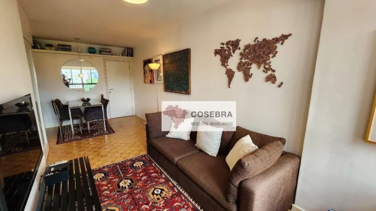 Imagem Apartamento com 1 dormitório para alugar, 38 m² por R$ 6.850,00/mês - Itaim Bibi - São Paulo/SP