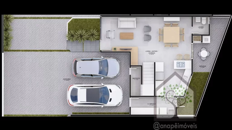 Foto do imóvel: Linda Casa Geminada em Santo Antônio de Lisboa, Florianópolis/SC