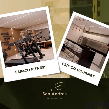 Imagem Apartamento 2 dormitórios com suíte, sacada com churrasqueira e garagem na AV Pr