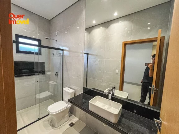 Imagem Casa de luxo em condomínio no Real Sul, Ribeirão Preto-SP - 3 suítes, 4 banheiros, 4 vagas - Condomínio Vivendas da Mata Portal Aroeira - Quer Imóvel Negócios Imobiliários.