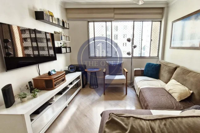 Imagem Apartamento à venda em Moema, São Paulo-SP: 2 quartos, 2 salas, 2 banheiros, 1 vaga de garagem!