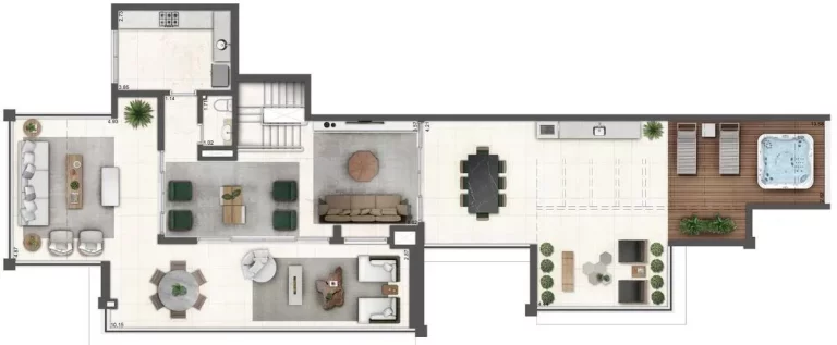 Imagem Apartamento Duplex para Venda em São Paulo, Ipiranga, 3 suítes, 5 banheiros, 3 vagas