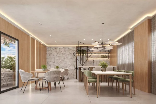 Imagem Apartamentos com varanda / sacada gourmet á 260m da praia de Camboinha / Cabedelo - AP2603