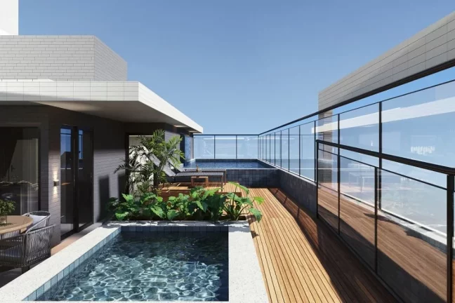 Imagem Apartamento com 2 dormitórios à venda, 53 m² por R$ 364.496,51 - Intermares - Cabedelo/PB