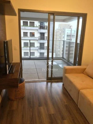 Imagem Apartamento com 1 dormitório para alugar, 74 m² por R$ 7.556,95/mês - Pinheiros - São Paulo/SP