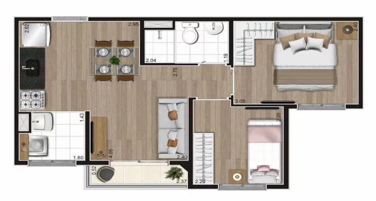 Imagem APARTAMENTO RESIDENCIAL em São Paulo - SP, Terceira Divisão de Interlagos