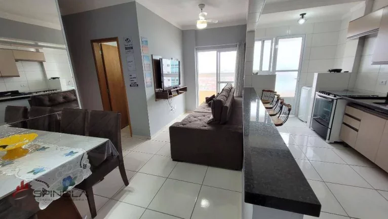Imagem Apartamento com 2 dormitórios à venda, 70 m² por R$ 480.000,00 - Jardim Imperador - Praia Grande/SP