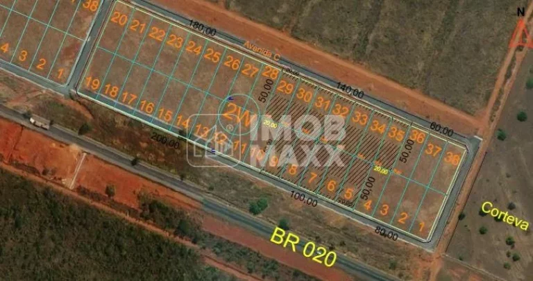 Imagem Lote comercial a venda de 1000 m² no 3º Distrito Industrial - Formosa GO