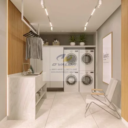 Imagem Vendo Apartamentos de 20 a 40 m², Varanda, Quarto.