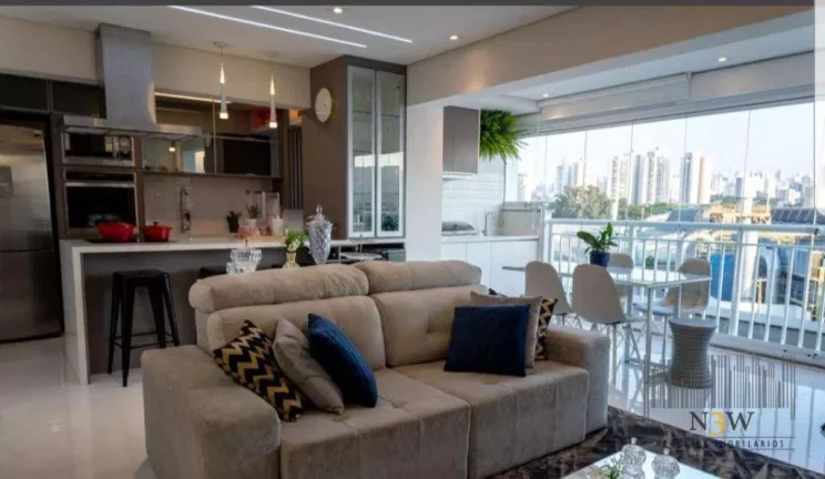 Imagem Apartamento à venda na Vila Leopoldina São Paulo SP com 2 quartos, 1 suíte, varanda gourmet, ar-condicionado e 1 vaga