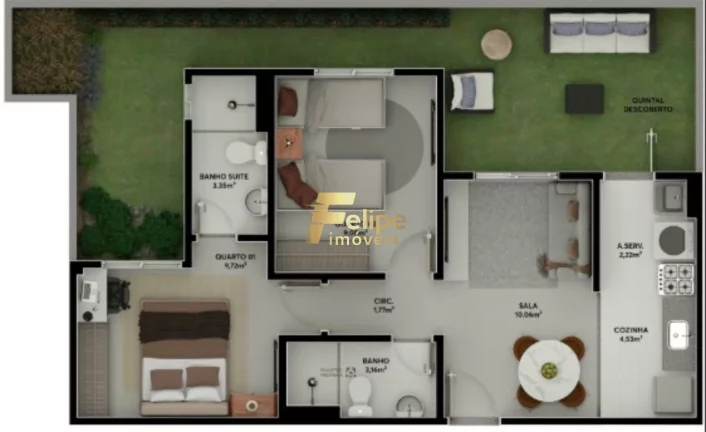 Imagem NOVÍSSIMO EMPREENDIMENTO IMOBILIÁRIO APARTAMNTO DE 03 QUARTOS À VENDA EM PLANALTO DE CARAPINA, NA SERRA/ES!