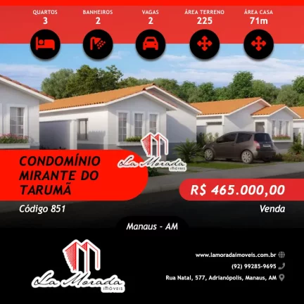Pré-Lançamento Mirante do Tarumã, 3 Qtos, 2 vagas, 71m², no Turismo
