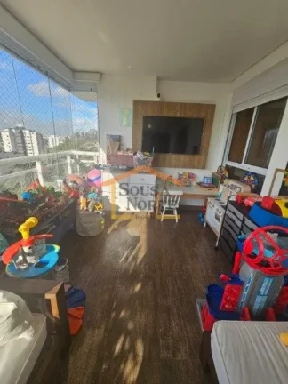 Imagem Apartamento 200m², 3 dormitórios, sendo 3 suites, sendo a master com closet e banheira, além de s...