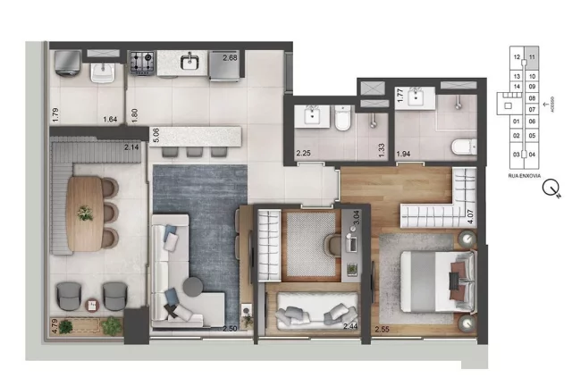Imagem Apartamento em Chácara Santo Antônio (Zona Sul) - São Paulo SP