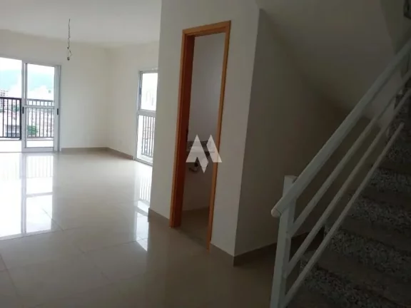 Imagem Apartamento duplex 3 dormitórios sendo 1 suíte e lazer na cobertura à venda na Encruzilhada, Santos