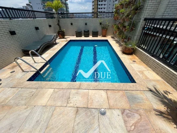 Imagem Cobertura com 4 dormitórios à venda, 292 m² por R$ 3.200.000,00 - Pompéia - Santos/SP