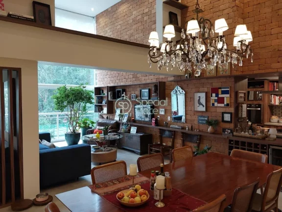 Imagem Ótimo apto à venda no Panamby ?Panamby - Área 164m² - Living com pé direito duplo para dois amb...