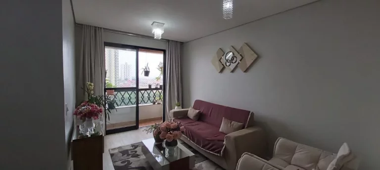 Imagem Sala 2 ambientes com sacada, cozinha com dispensa, área de serviço, 3 dormitórios sendo 1 suíte,...