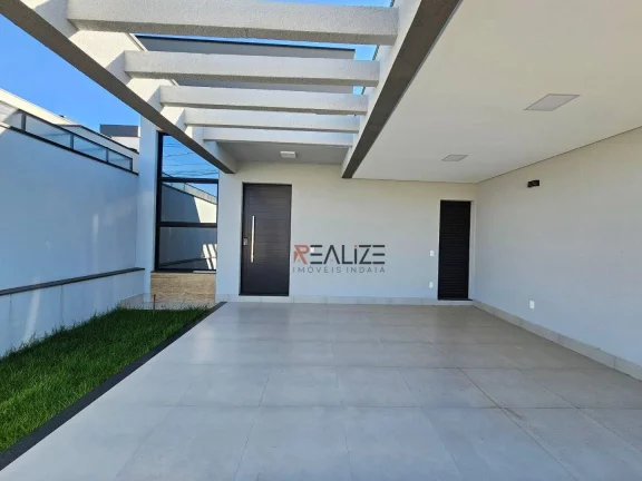 Imagem Casa moderna com 3 dormitórios à venda, 110 m² por R$ 925.000 - Condomínio Jardins do Império - Indaiatuba/SP