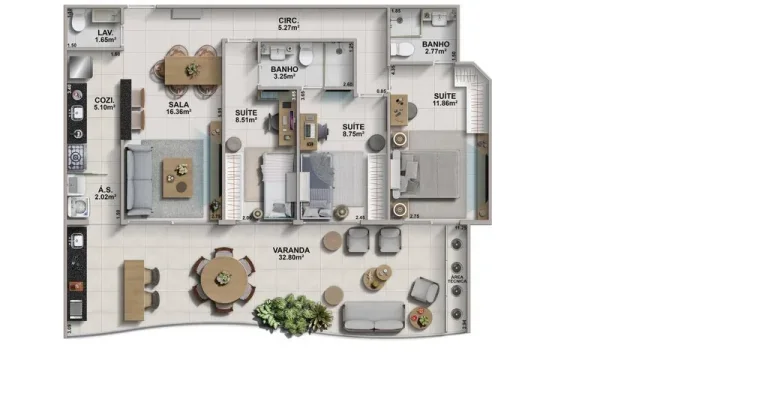 Imagem APARTAMENTO RESIDENCIAL em Rio de Janeiro - RJ, Recreio dos Bandeirantes