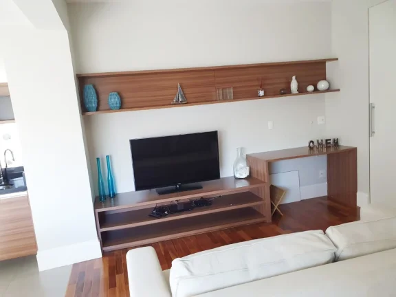Imagem Studio 44M², 1Q, 1 Banheiro, 1 Vaga, Espaço Gourmet, Espaço Zen, Hidromassagem, Home Cinema, Piscina, Academia, Salão de Festa, Salão de Jogos, Sauna.