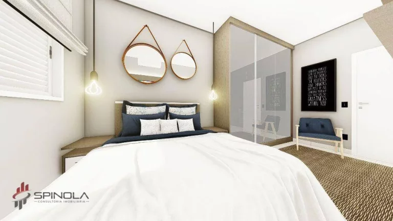 Imagem Apartamento com 1 dormitório à venda, 55 m² por R$ 305.000,00 - Vila Caiçara - Praia Grande/SP