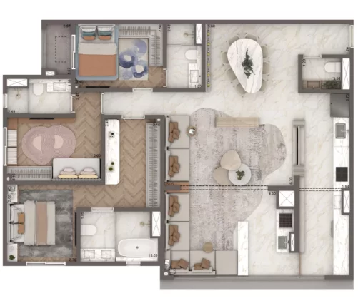 Imagem APARTAMENTO RESIDENCIAL em São Paulo - SP, Brooklin Paulista