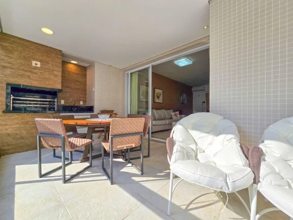 Imagem Apartamento Pé na Areia à Venda com 3 dormitórios 1 suíte 133m² Riviera de São Lourenço Bertioga SP