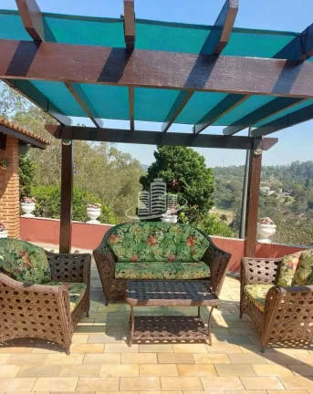 Imagem Linda casa de campo ,condomínio fechado de alto padrão ,portaria com reconhecimento fácil ,segura...