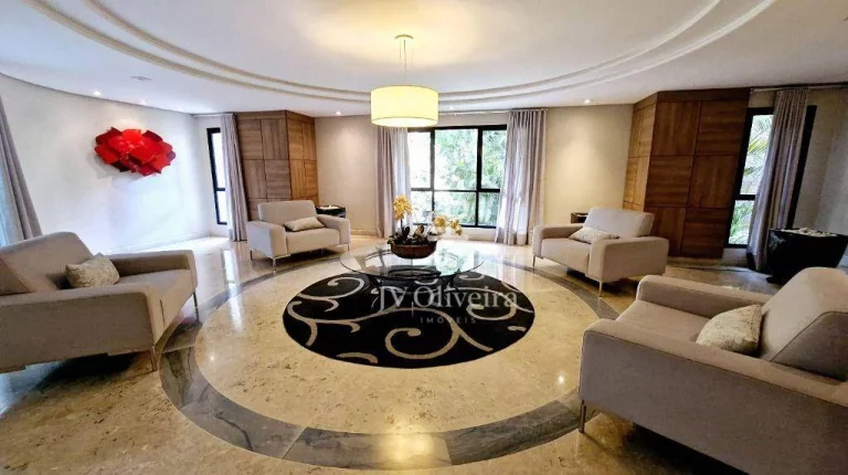 Imagem Apartamento com 4 dormitórios à venda, 380 m² por R$ 2.600.000 - Panamby - São Paulo/SP