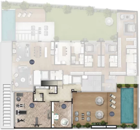 Imagem Alto Moinhos - Apartamento à venda no bairro Moinhos de Vento - Porto Alegre/RS
