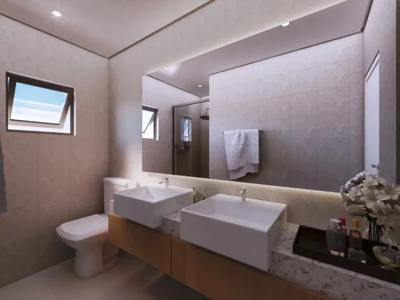 Imagem Apartamento de luxo no Jardim Santo André: 3 quartos, 3 suítes, 4 banheiros, 3 vagas de garagem e 133m² de área no Residencial Piemonte.