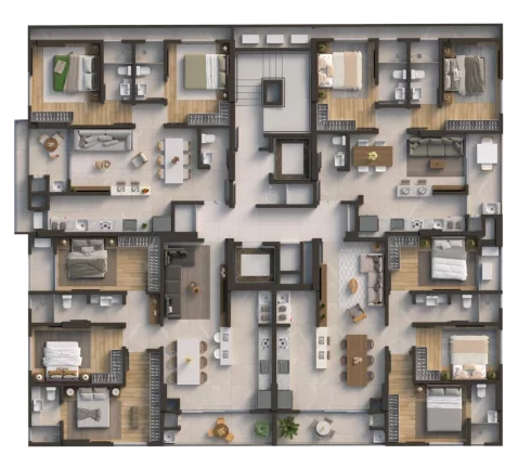 Imagem Square - Apartamento à venda no bairro Perequê - Porto Belo/SC