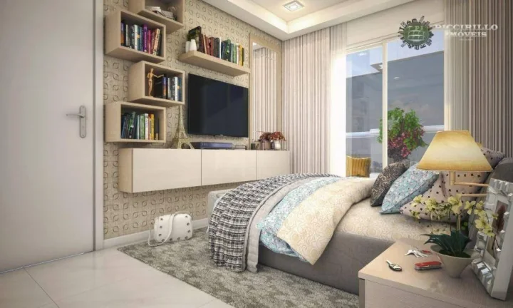 Imagem Apartamento com 2 dormitórios à venda, 91 m² por R$ 1.093.000,60 - Vila Assunção - Praia Grande/SP