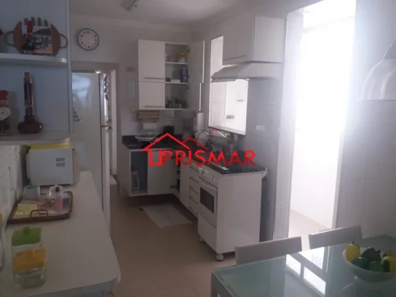 Imagem 2 dormitorios + dependencia de empregada, frente ao mar, pompéia 1 vaga
