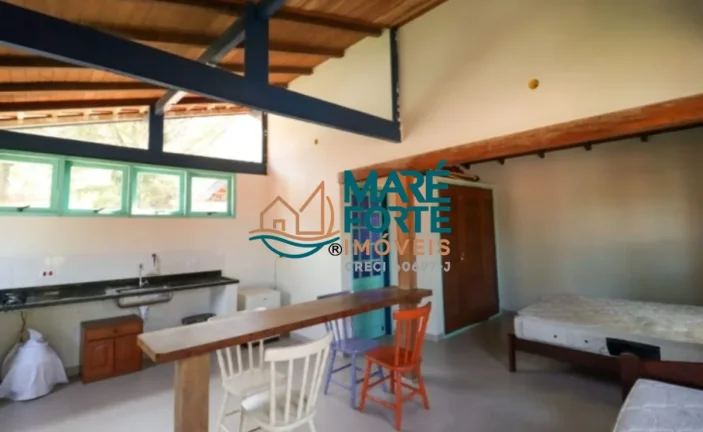 Imagem ( Oportunidade ) Área Pé na Areia com uma Casa estilo pousada em Ubatuba SP