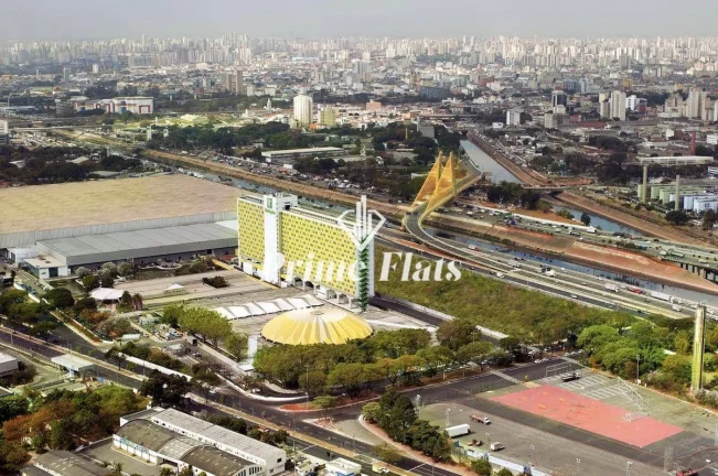 Imagem Flat disponível para venda no Holiday Inn Anhembi, com 26m², 1 dormitório e 1 vaga