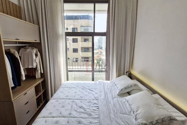 Imagem Studio Alto Padrão 23m² Brooklin: Vista Livre e Metrô Perto