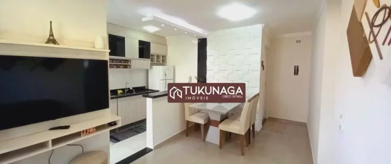 Imagem Apartamento com 2 quartos à venda, 49 m² por R$ 245.000 - Jardim Guilhermino - Guarulhos/SP