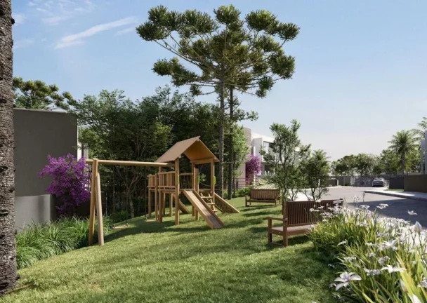 Imagem Casa Duplex para Venda em Curitiba, Abranches, 3 dormitórios, 1 suíte, 3 banheiros, 2 vagas