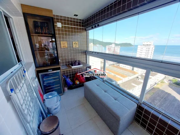 Imagem Apartamento com 3 dormitórios à venda, 118 m² por R$ 1.400.000 - Canto do Forte - Praia Grande/SP