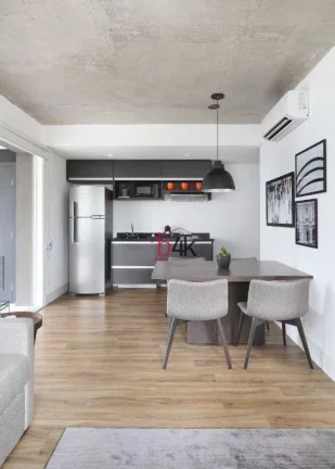Imagem Apartamento mobiliado 1 dormitório para aluguel no brooklin
