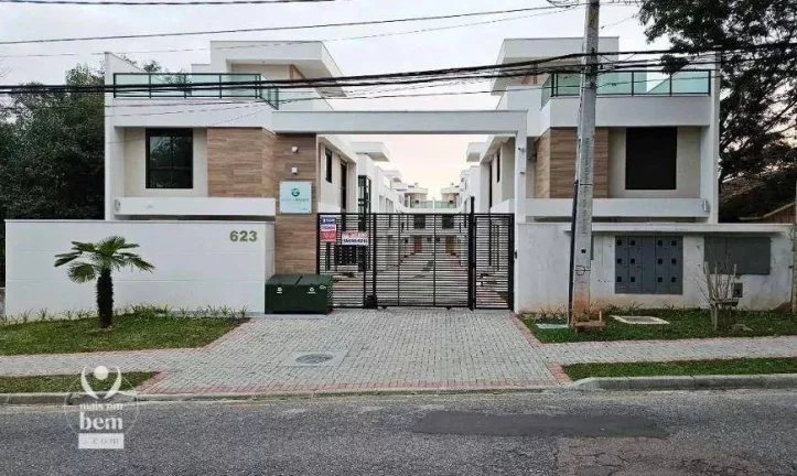 Imagem Sobrado novo com 125 m², 3 quartos sendo 1 suíte à venda por R$ 1.070.000 - Bom Retiro - Curitiba/PR