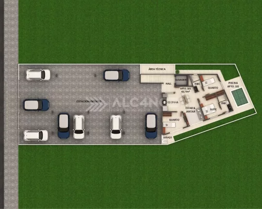 Imagem Apto - 2 Quartos - 1 Suíte - 91 m² - Bessa, João Pessoa/PB