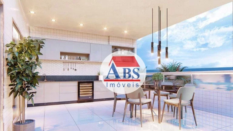 Imagem Apartamento com 2 dormitórios à venda, 85 m² por R$ 515.000,00 - Caiçara - Praia Grande/SP