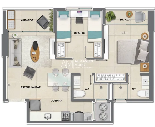 Imagem Like Residencial, lançamento, Apartamentos à venda no Cocó, Fortaleza-CE.
