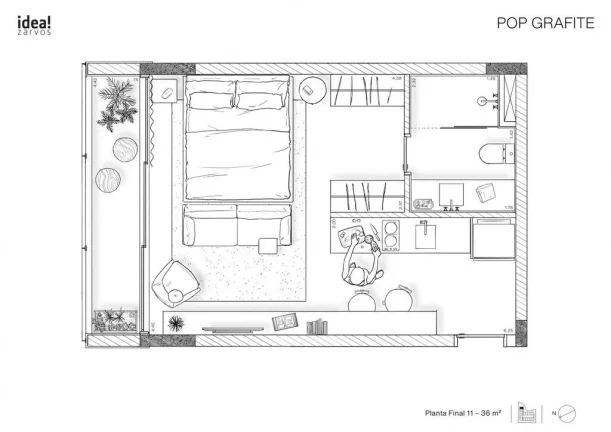 Imagem Pop Grafite - Residencial